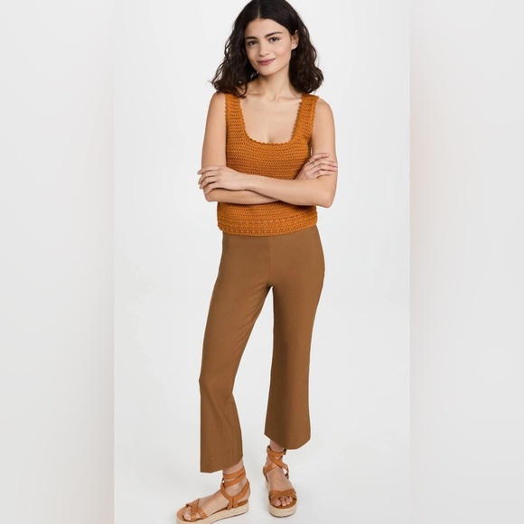Vince Kick Flare Cropped Pant in Toffee NWT - Picture 10 of 10